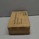 Solid Wood Floating Shelves,11.8in Finished Real Wood Wall Shelves with Heavy-Duty Hidden Bracket, Easy Installation, Set of 2, 11.8in x 7.1in x 1.5in, for Living Room Bedroom Kitchen,Walnut