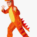 Morph - Orange Dinosaur Costume Kids, Toddler Dinosaur Costume, Kids Dinosaur Costume, Dinosaur Halloween Costume , Kids 3/4Y