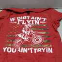 If Dirt Ain't Flyin You Ain't Tryin Dirt Bike Motocross T-Shirt M