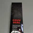 CRUVHEAL 220+ lbs Plantar Fasciitis High Arch Support Insoles Men Women - Orthotic Shoe Inserts - Boot Work Shoe Insole (Gray, XL) (XL(Men 13-14.5/Women 14-15.5), Graphite)