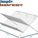 Simple Houseware Collapsible Dish Drying Rack, Chrome