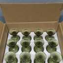 3oz Cordial Glasses Set of 12, Green Shot Glass With Stem,Tequila Shot Glasses Sherry Glasses, Aperitif Glasses for Brandy,Wedding Party and Bars,Dishwasher Safe