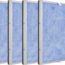 HichoryerUpgradedMSA3 Air Purifier Replacement Filter,Compatible with Membrane Solutions Air Purifier MSA3 & MSA3S, 3-in-1 H13 True HEPA Filter with Odaller Pure Technology, 4 Pack