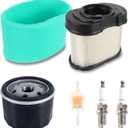D160 D155 Air Filter Oil Filter Tune Up Kit for John Deere E160 D170 E180 E170 D150 X130R Lawn Tractors