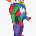 Clown Inflatable Costume Fun Adult Costume, Best Decoration for Parties, Gatherings, Holiday Celebrations and Masquerades