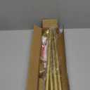 Curtain Rods for windows 32-62 inch, 5/8 inch Decorative Gold Splicing Heavy Duty Metal Curtain Rod set with Brackets