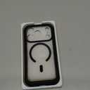 Miracase Magnetic for iPhone 17 Pro Case 6.3" [Compatible with MagSafe] Full-Body Phone Case with Built-in Glass Screen Protector & Camera Control,Drop Proof iPhone 17 Pro Cover, Black