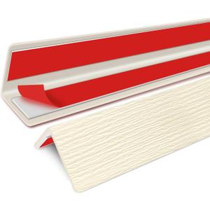 Wall Corner Guard Beige1-5/8 W X 39 L,Self Adhesive Wall Corner Protector,Corner Guards 2PCS.Clear Corner Guards for Walls.