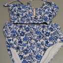 Herseas Womens 2 Piece High Waisted U Wire Bikini Set Floral Print Swimsuit Crisscross Back Bathing Suit Beach Swimwear (XX-Large)