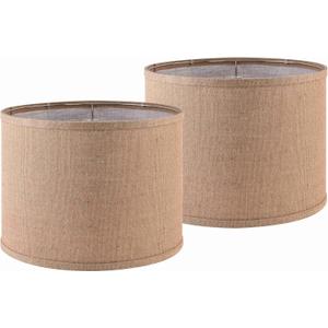 GOSO 4"8"  6.4" Spider Small Scalloped Lamp Shades Cream Modern, Replacement Lampshades for Table Lamps/Wall Lamp & Chandelier, Natural Faux Silk Shade for Bedroom/Dining Room (2 Pack)