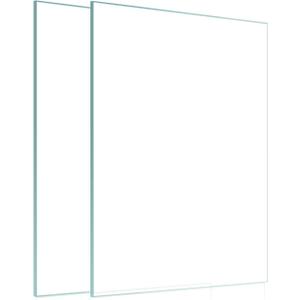 Egofine 8x10 Heat-Strengthened Glass Replacement for Picture Frame (Crystal Clear, 2 Pack), Replacement Glass for 8 by 10 Photo Frame
