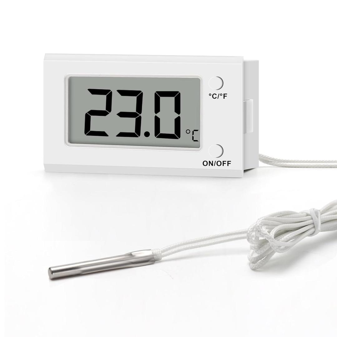 Digital Oven Thermometer with Probe Grill Meat Thermometer up to 572F/300C, Oven Thermometer Roasting for Barbecue Accessories for Kitchen, Roasting, Grill, Pizza (Milky White) Digital Oven Thermometer with Probe Grill Meat Thermometer up to 572F/300C, Oven Thermometer Roasting for Barbecue Accessories for Kitchen, Roasting, Grill, Pizza (Milky White)