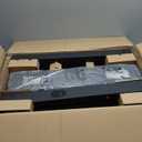 Steel Base Rolling TV Stand for 32-75 inch TVs up to 110 lbs, Leveling & Tilt & Swivel Mobile TV Stand with Hidden Wire Management, Height Adjustable Portable Tv Stand with Steel Shelf, Black