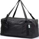 HOLYLUCK Foldable Travel Duffel Bag For Women & Men Luggage Great for Gym (black) One_Size (30L)