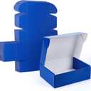 PHAREGE 12x9x4 inch Gift Shipping Boxes Bulk 20 Pack Blue, Tab Lock Tuck Top Mailing Boxes for Packaging Small Business, Medium Cardboard Mailer Boxes for Wrapping Present 