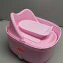 Babilous 3 in 1 Potty Training Toilet, Toddler Potty Training Seat, Baby Potty Trainning Step Stool, Potty Trainer for Boys and Girls, Pink