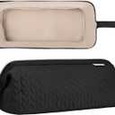 KarSyon Shark Flex Style Case for Dyson Airwrap Hair Dryer Brush Revlon Hair Tools Travel Bag Carrying Case Flat Curling Iron Organizer (Black)