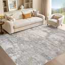Area Rug Living Room-5X7 Abstract Washable Rug Grey Brown
Large Soft Foldable Non Slip Rug Neutral Modern Low Pile Carpet for Bedroom Nursery Dining Room Kitchen Home Office Indoor