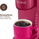 Keurig K-Express Single Serve K-Cup Pod Coffee Maker, 3 Brew Sizes, Strong Button Feature, 42oz Removable Reservoir, Island Berry