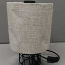 CA 7x16 Black Cage Base Lamp