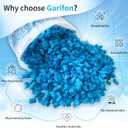 30lbs Bean Bag Filler, Pillow Filler Stuffing, Bean Bag Filling, Shredded Memory Foam Filling, Punching Bag Filler, Foam Refill for Pouf/Ottoman Stuffing/Boxing Bag,Added Gel Particles
