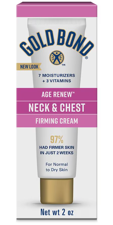 Gold Bond Age Renew Neck & Chest Firming Age Renew Cream, 2 oz., Clinically Tested Skin Firming Cream