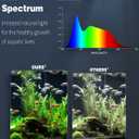 Pawfly 33W Aquarium LED Light for 30" to 36" Tanks 24/7 Extendable Fish Tank Light with Full Spectrum IP68 Waterproof with D/N Mode Single Color Effects Timer and Adjustable Brightness