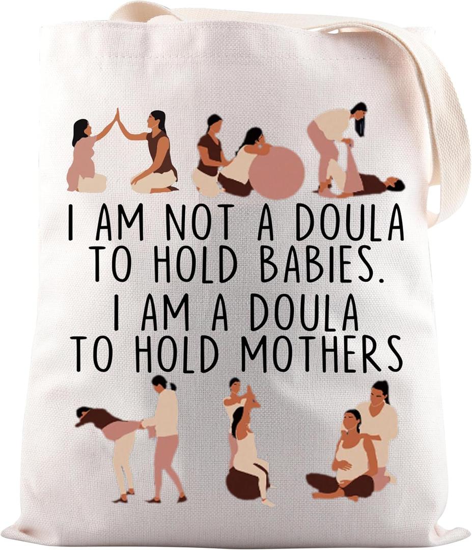 JNIAP Doula Appreciation Gift: I Am A Doula Tote Bag