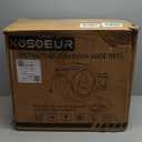 Betta EaseReel Battery-Powered Wall-Mounted Retractable Hose Reel, with Quick-Access Dual Hose Length Control, 8 Spray Patterns Nozzle, Automatic Roll-Up & Tangle-Free Hose Guide (1/2'', 100FT/30m)