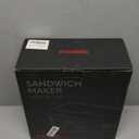 FOHERE Sandwich Maker 3 In 1 Waffle Maker With Removable Plates,1200W Grilled Cheese Maker, 5-gear Temperature Control, Non-stick Coating Easy to Clean, Indicator Lights, Silver/Black