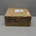 Dog Crate 30x21x21 Inch for Medium Dogs, Portable and Foldable Design Perfect for Travel or Home Use, Dog Kennel with 3-Door (Light Grey)