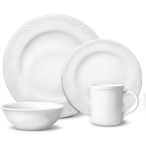Pfaltzgraff Filigree 16 Piece Dinnerware Set, Service for 4