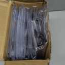 6 Pack Plastic Chair Covers for Dining Room Chairs, Stain, Water and Kitty Scratch Resistant Clear PVC Chair Protector with Adjustable Belt Strap for Most 18"- 20" Standard Chair