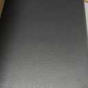 Amazon Basics Portable 4 Ft Rectangular Folding Dining Table, 4 Adjustable Height Settings, Space Saving Fold-in-Half Design and Carrying Handle, Indoor & Outdoor, Washed Black, 47.8 x 23.9 x 33.9 in