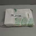 SHENLIU 24 Pcs Clear Plastic Gift Bag with Die Cut Handles, Reusable PP Favor Bag with Ribbon for Christmas Wedding Bridal Birthday Baby Shower Party Small Business, 7x10x3.15 Inch (White)