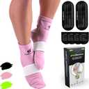Ice Pack Socks for Feet Coolers - Reusable Hot&Cold Therapy Socks w/Compression Straps - Cold Gel Pack for Neuropathy, Foot Pain, Plantar Fasciitis & Sprains - Cooling Socks for Hot Feet for Gout