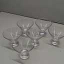  Amazing Abby - Olivia - 10-Ounce Plastic Stemless Martini Glasses (Set of 6), Reusable Cocktail Glasses, BPA-Free, Shatter-Proof, Dishwasher-Safe, Perfect for Poolside, Outdoors, Camping, and More: Martini Glasses