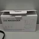 Leg Massager with Heat and Compression, Foot and Calf Massager for Circulation and Pain Relief, Compression Boots with Handheld Controller, 6 Modes 3 Intensities, Gift for Mom Dad (Black)