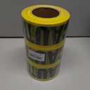 Premium Yellow Caution Tape Roll, 3 inch x 1000 feet, Ideal Use for Danger/Hazardous Areas/Crime Scene Halloween Party Decorations (3-Pack)