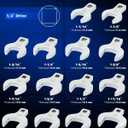 Orion Motor Tech 14 Piece Jumbo Crowfoot Wrench Set, SAE Crows Foot Wrench Set for 1-1/16" to 2" Flare Nuts for 1/2" Drive Rachets Extenders, Cr-V Steel Crowfoot Wrenches with Phosphating & Carry Case