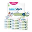 WaterWipes Sensitive+ Baby & Toddler Wipes, 3-In-1 Cleans, Cares, Protects, 99.9% Water, Textured Clean, Unscented & Hypoallergenic, 1080 Count (18 Packs)