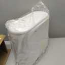 PENGKE Slim Plastic Trash Can,2.7 Gallon Garbage Can with Press Top Lid,Black Modern Waste Basket for Bathroom,Living Room,Office and Kitchen (10L)