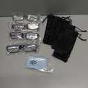 Kerecsen Reading Glasses 5 Pairs Fashion Ladies Readers Spring Hinge with Pattern Print Eyeglasses for Women (Mix Color -2, 4.50)