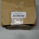 TEMKIN Vintage Pottery Chinese Little Tea Storage Jar with Airtight Lid, Chinese Porcelain Loose Tea Tins Cans Tea Caddy Brown & Champagne Gold For Sugar & Cereal Jars