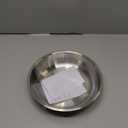 Pan Uncoated Stainless Steel Frying Pan Suitable for Induction Cookers Durable Stainless Steel Handles Easy Cleaning Suitable for All Hobs (24 cm)