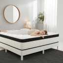 Full Size Mattress 10 Inch, Hybrid Mattresses Full Bed in a Box, Comfort Memory Foam and Individual Pocket Springs Fiberglass Free, New