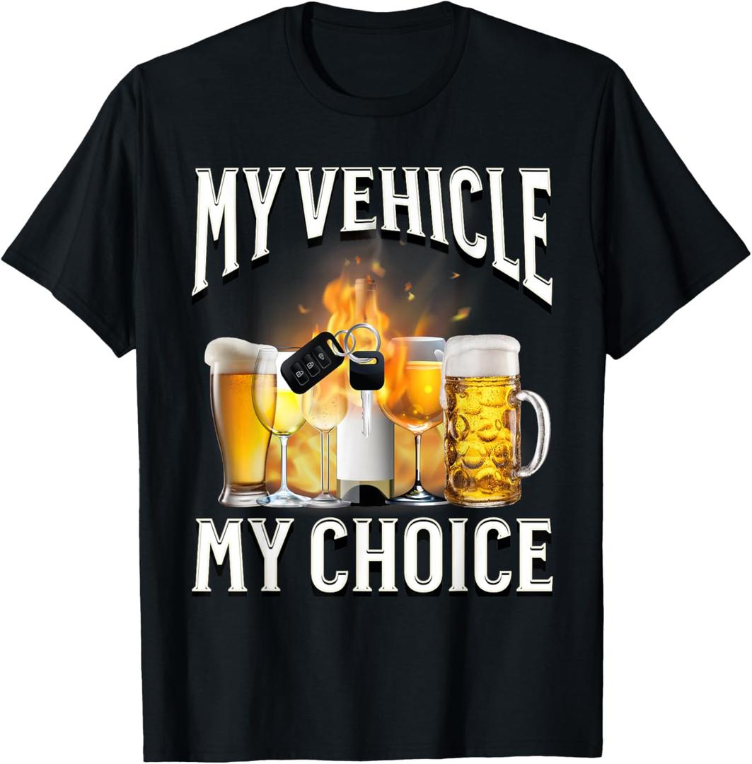 My Vehicle My Choice T-Shirt (Small, Black)