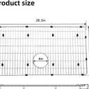 Kitchen Sink Grid Stainless Steel Sink Protector 26 x 14" Sink Rack for Bottom of Sink Compatible with EFRU281610T, EFRU2816T, and EFU281610T