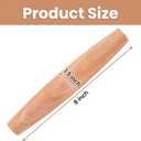 Elsjoy 12 Pack 8 Inch Small Wood Rolling Pins, Non-Stick Wooden Dough Roller Pin for Baking Pie, Cookie, Pasta, Dumpling