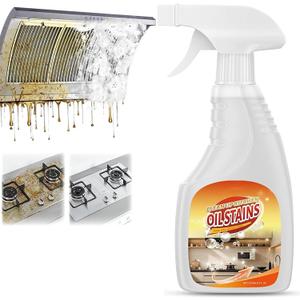 Clean Up Kitchen Oil Stains Spray, Kitchen Cleaner Spray, Powerful Kitchen Heavy Oil Cleaner, All Purpose Cleaning Spray for Kitchens, Ovens & Countertops, Remover Stain